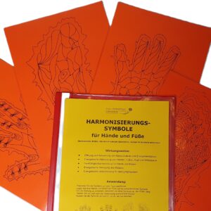 Harmonisierungs-Symbole für Hände und Füße